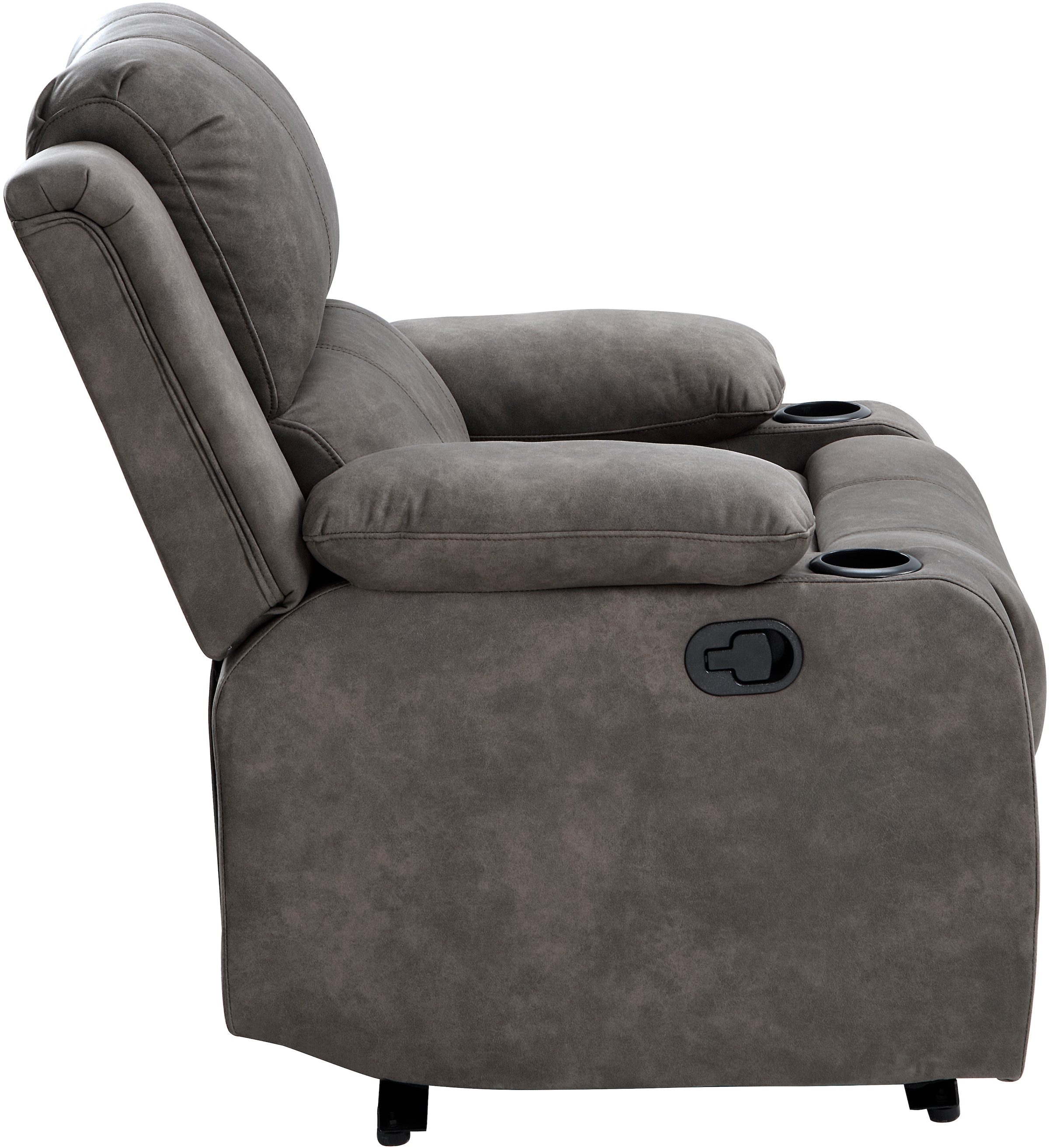ATLANTIC home collection Relaxsessel »Cicero« mit Relaxfunktion, Federkern und Getränkehalter