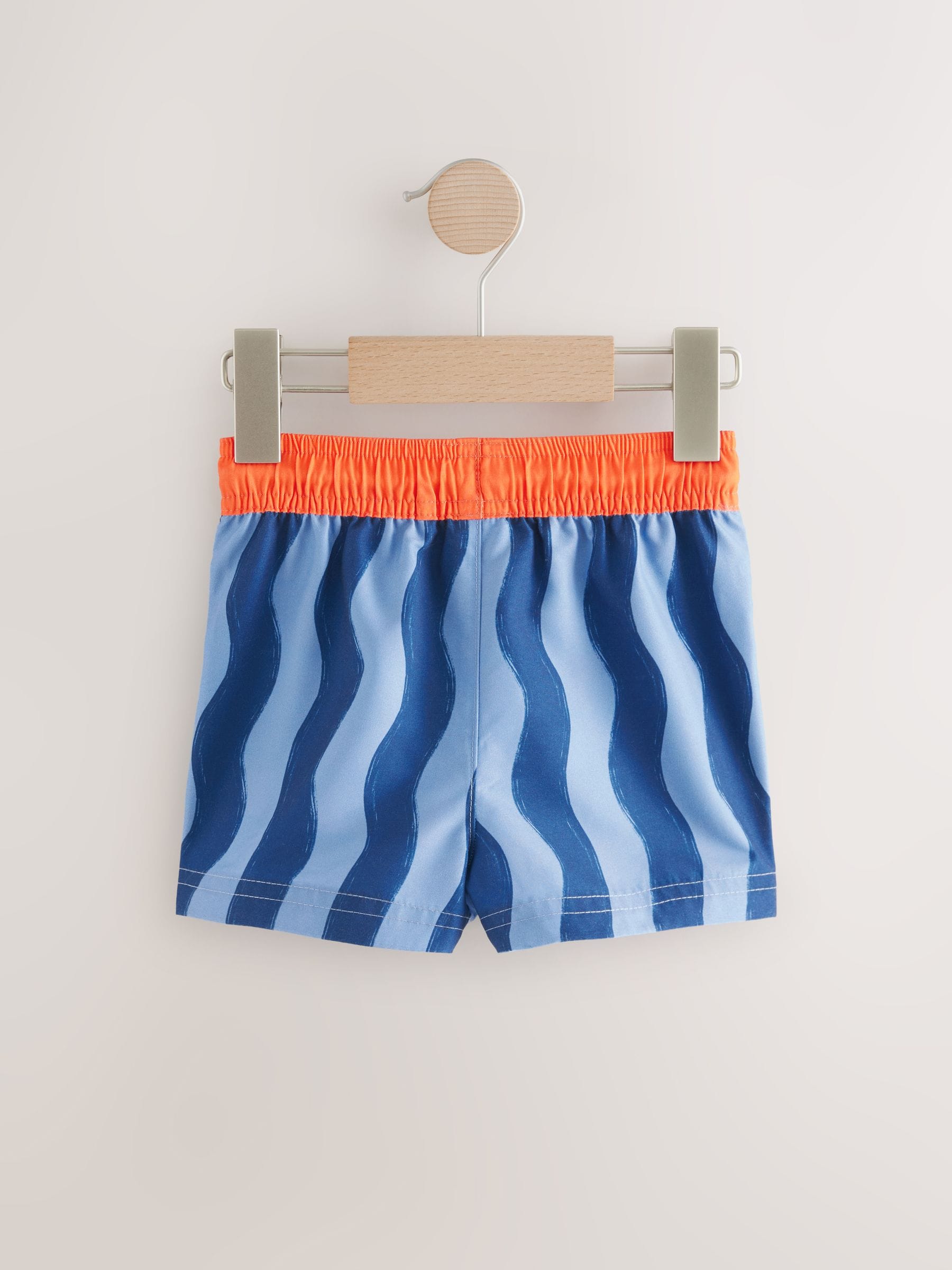 Blauw gestreept - Zwembroek (3 mnd - 7 jr)