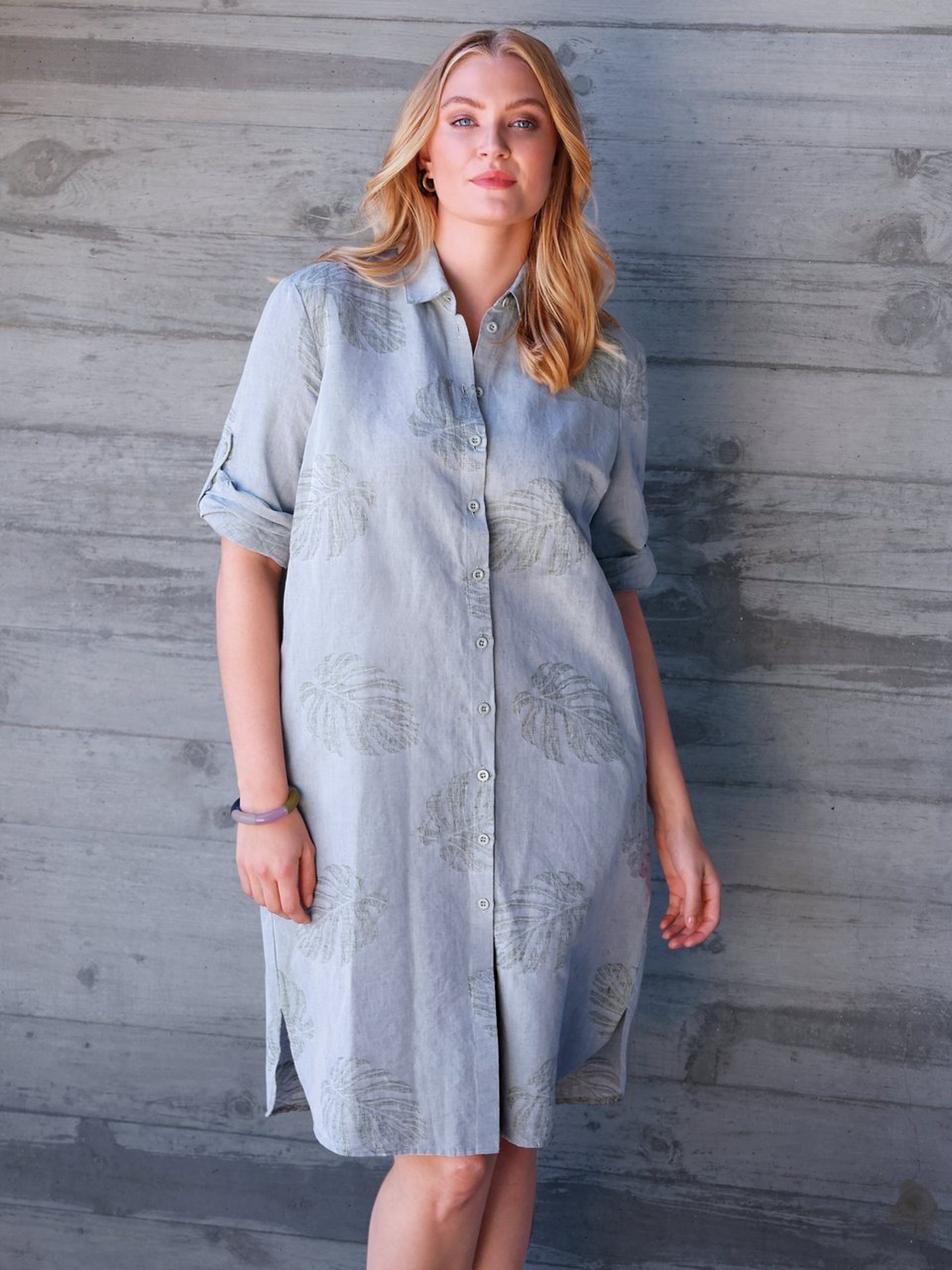 Kleid mit 3/4-Arm