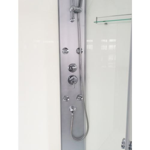 Badstuber Viva complete douchecabine rechthoek 120x80x225cm