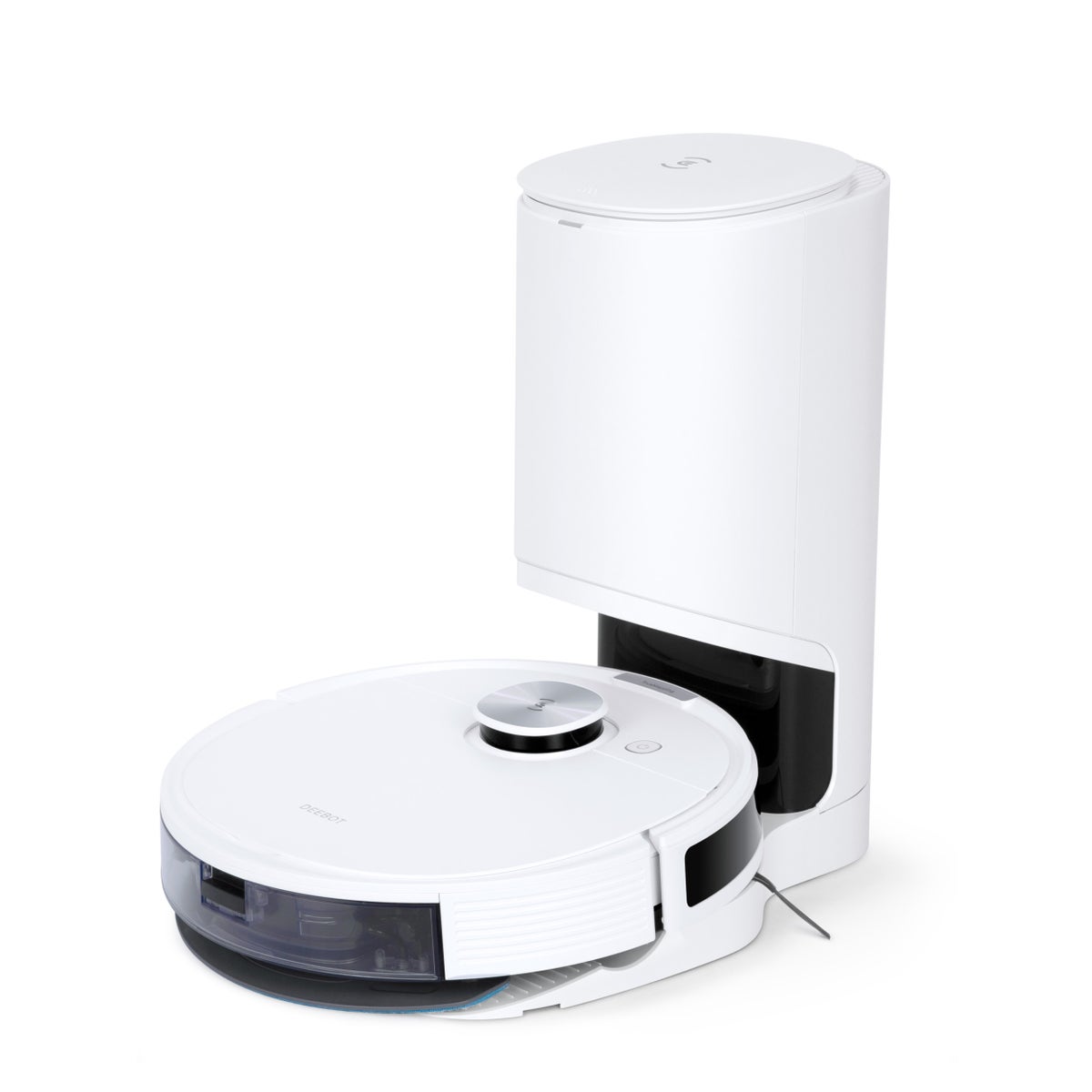ECOVACS DEEBOT N10 Plus nat/droog robotstofzuiger, 4300PA, LiDAR-navigatie, zelflozend station