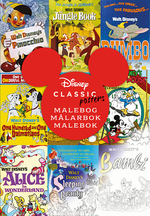 Disney Classic Posters - Malebog - Disney - Bog