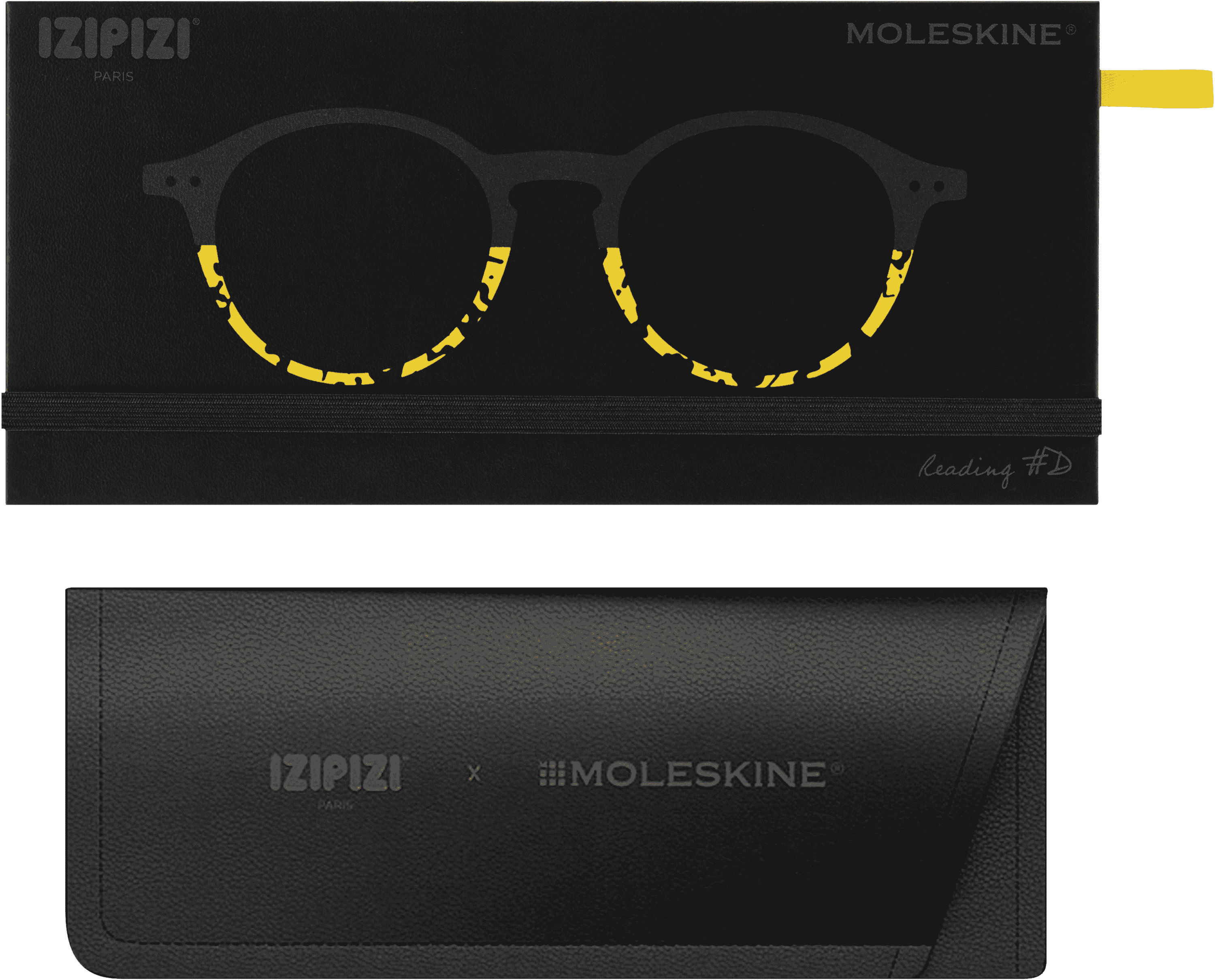 IZIPIZI x Moleskine Large Ruled Notebook and Reading Glasses