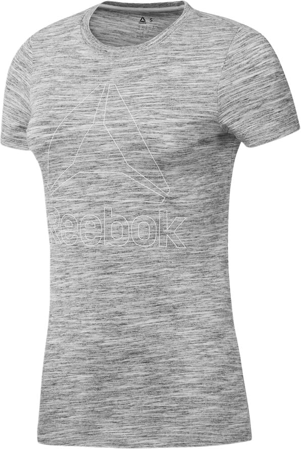 Reebok El Marble Logo Tee Grå