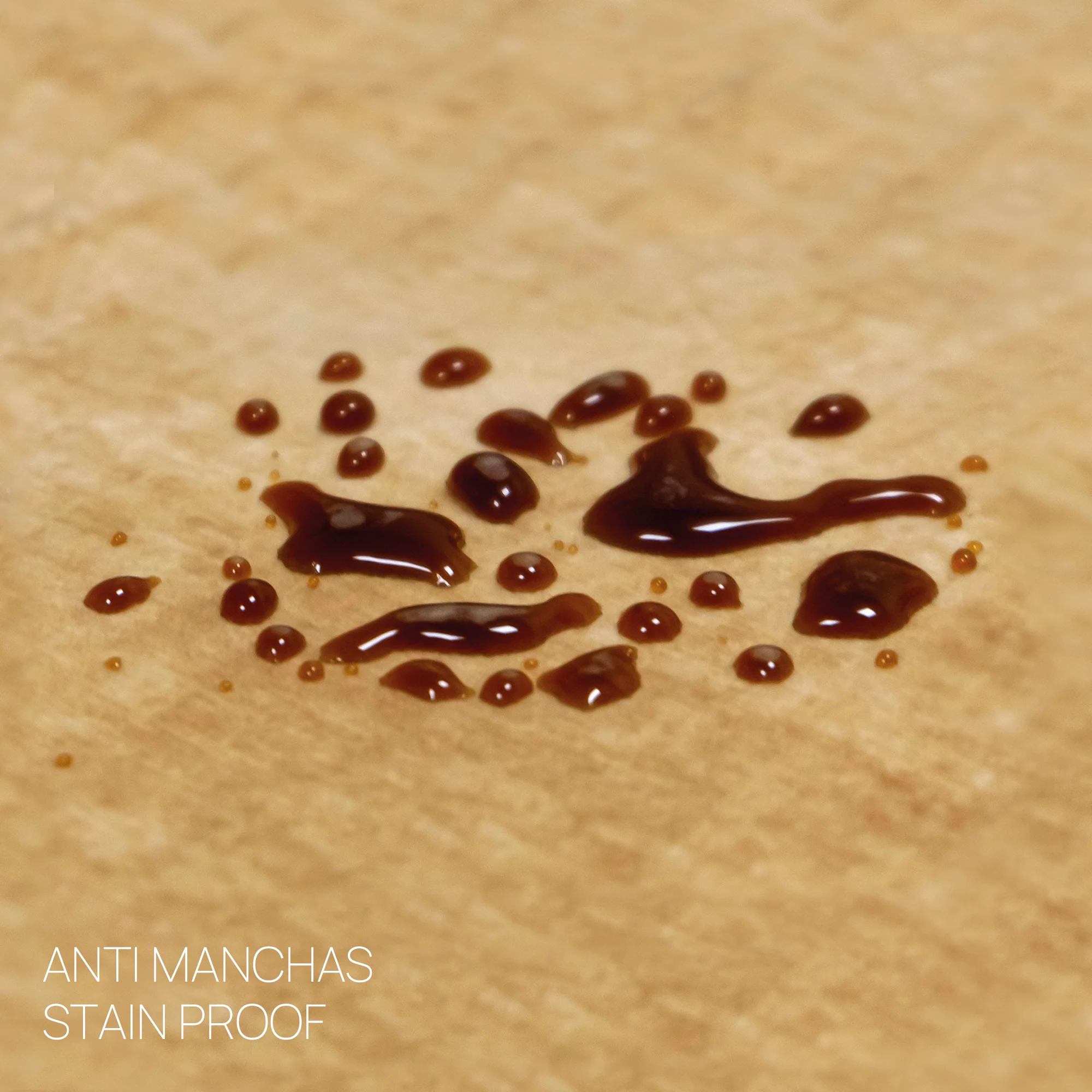 Capa protetora antimanchas para sofá com acabamento aveludado na cor ocre, para chaise longue à esquerda, 240 cm (250-300 cm).