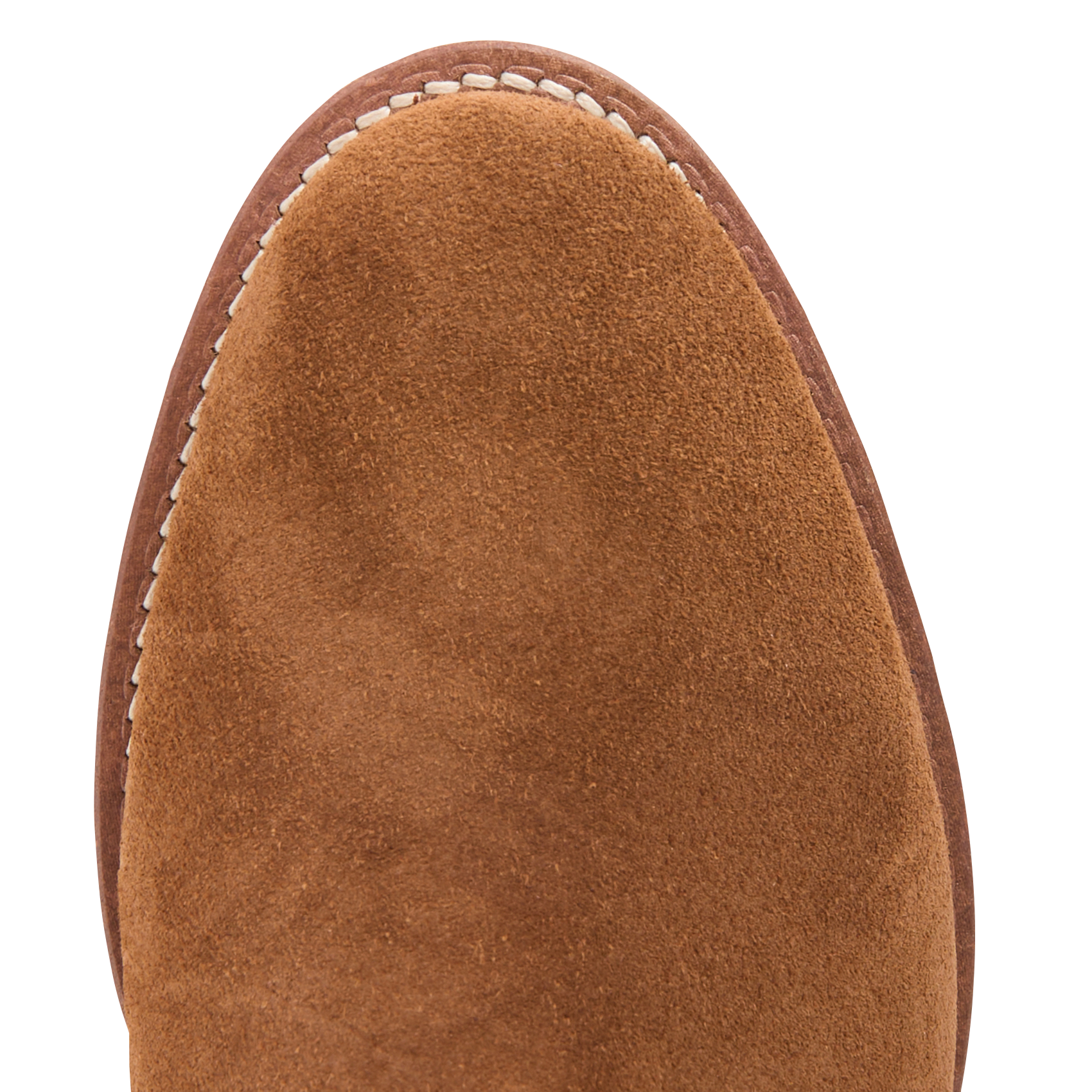Bottines en cuir velours | Marron