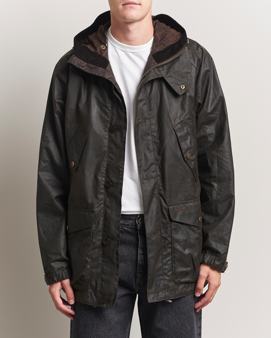 Barbour Heritage Re-Engineered Endurance Mountain Wax Parka Olive
