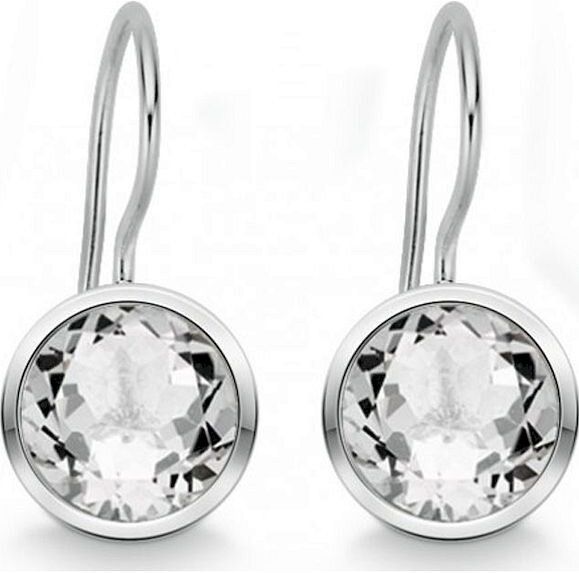 Quinn - Oorbellen - Zilver - 035804920 - Met Witte Topaas