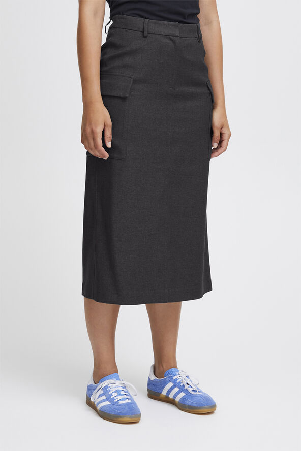ICHI IHZIMMIE SK Dark grey melange