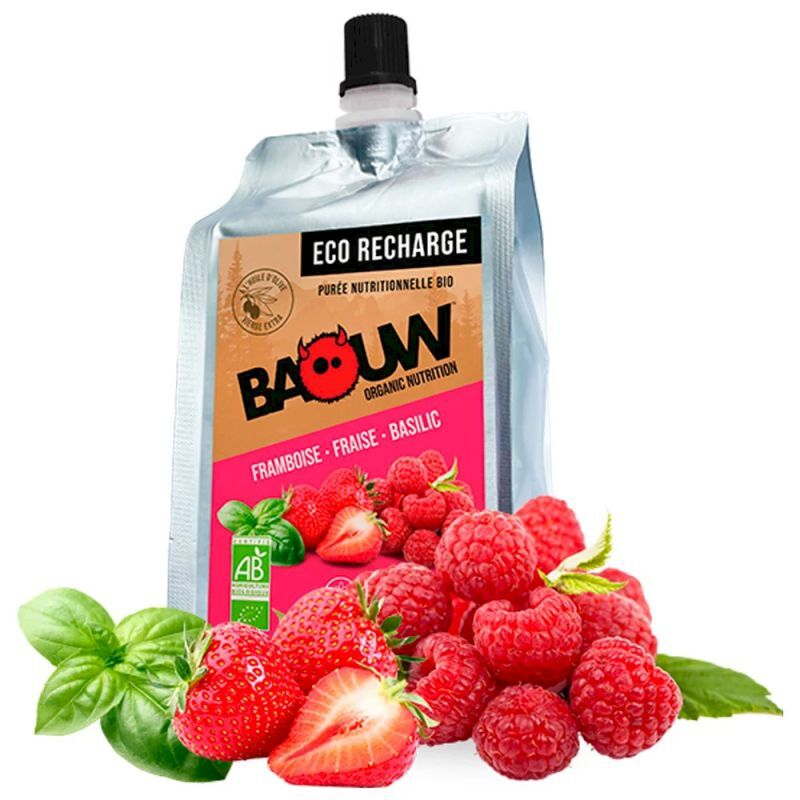 Framboise-Fraise-Basilic - Purée énergétique