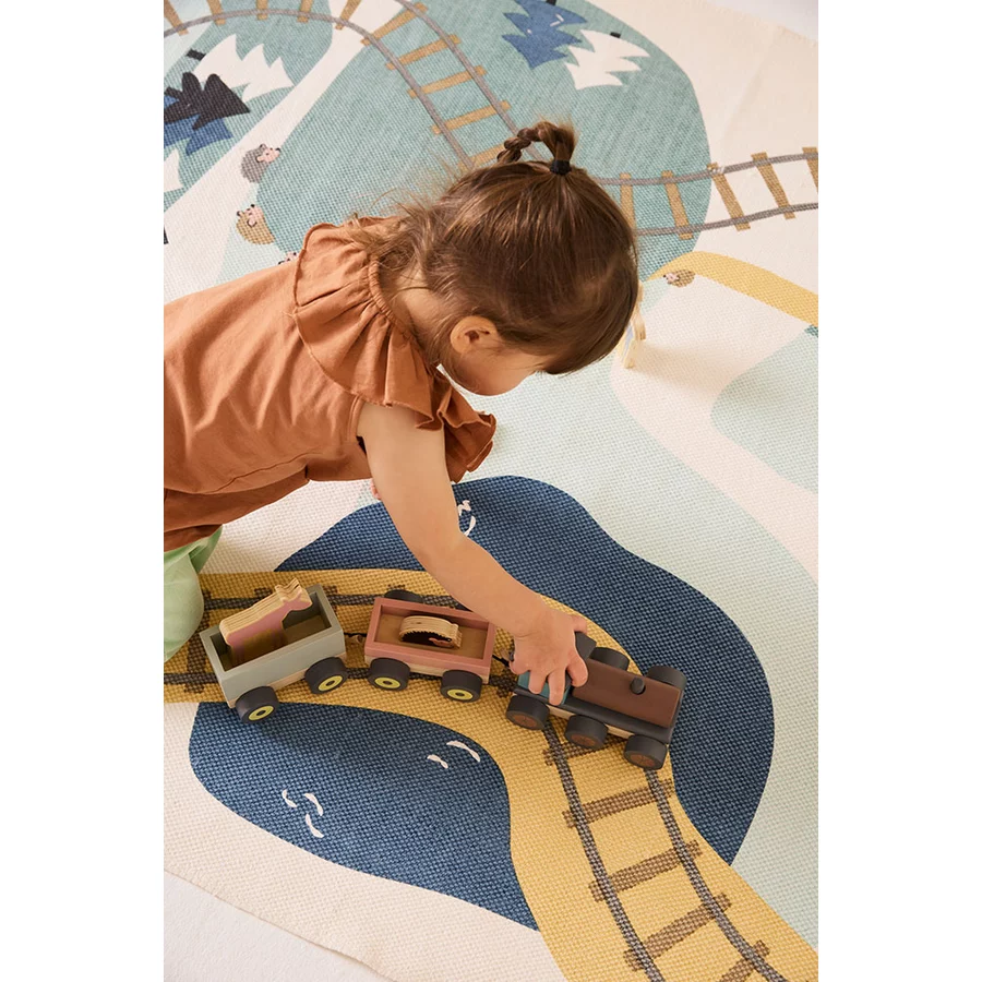 Kids Concept®  Zug mit Waldtieren Edvin