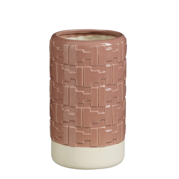 Vaas Theo-Bert Pot roze 28 cm  x 17 cm ø