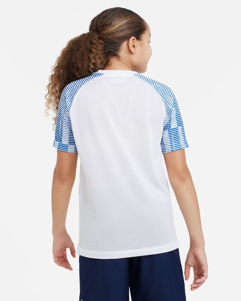 Maillot Nike Academy Blanc & Bleu Royal pour enfant