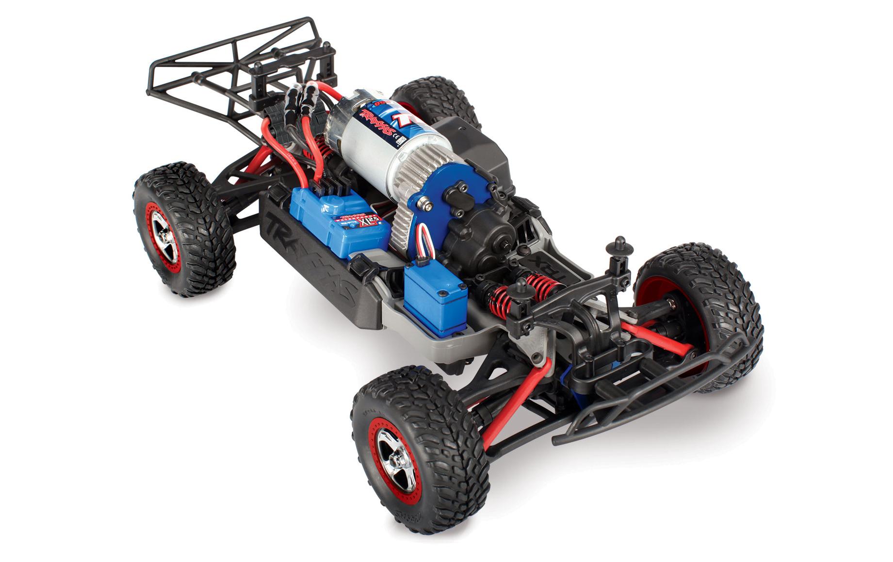 Short Course Truck Slash 4x4 Titan Schwarz, RTR, 1:16<br>Kleiner SCT mit Allradantrieb und 550er Brushed Motor