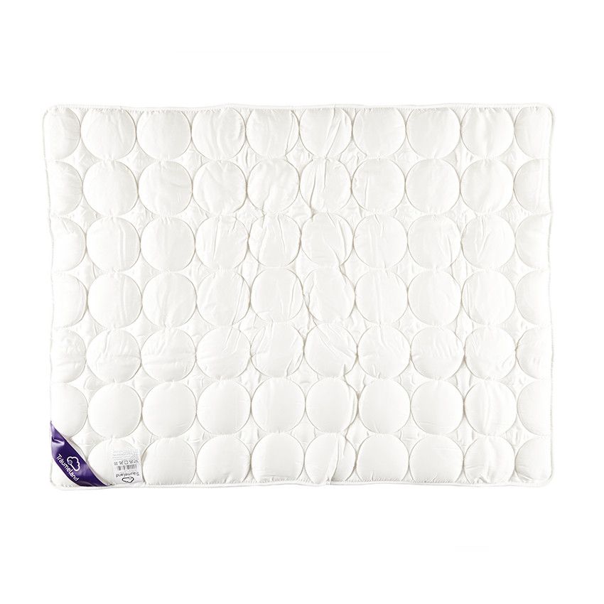 Couette Tau 80 x 80 cm - Blanc - Doré