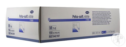 Hartmann Peha-Soft Nitrile Fino Gants Non Poudrés Medium 150 Pièces (9421974)