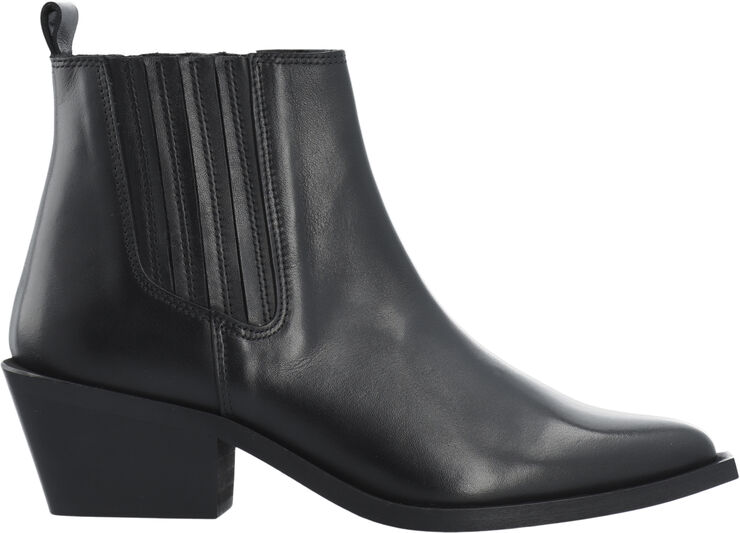 Bianco BIAMONA Western Boot Low Chelsea Crust Black