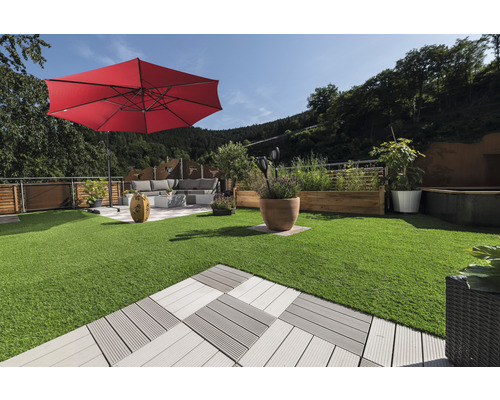 Kliktegel gazon 30 x 30 cm 1 pak 11 stuks groen