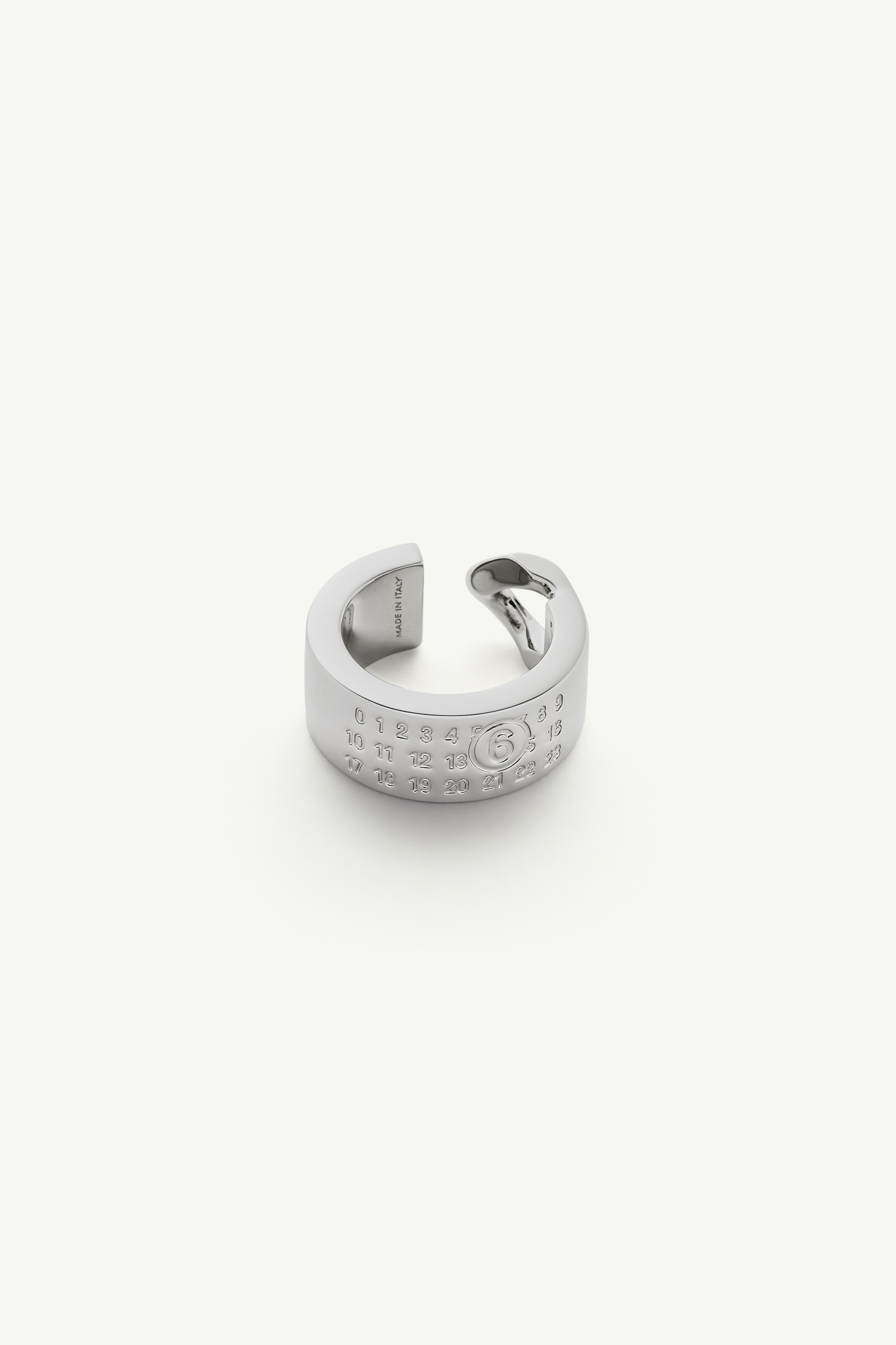 Bague Numeric minimal pour femme | MM6
