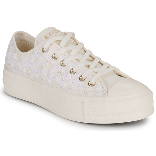Converse - CHUCK TAYLOR ALL STAR LIFT-WHITE/EGRET/EGRET - Blanc