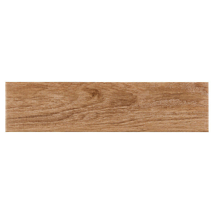 Carrelage sol et mur intérieur beige 15x60cm Wychwood GoodHome