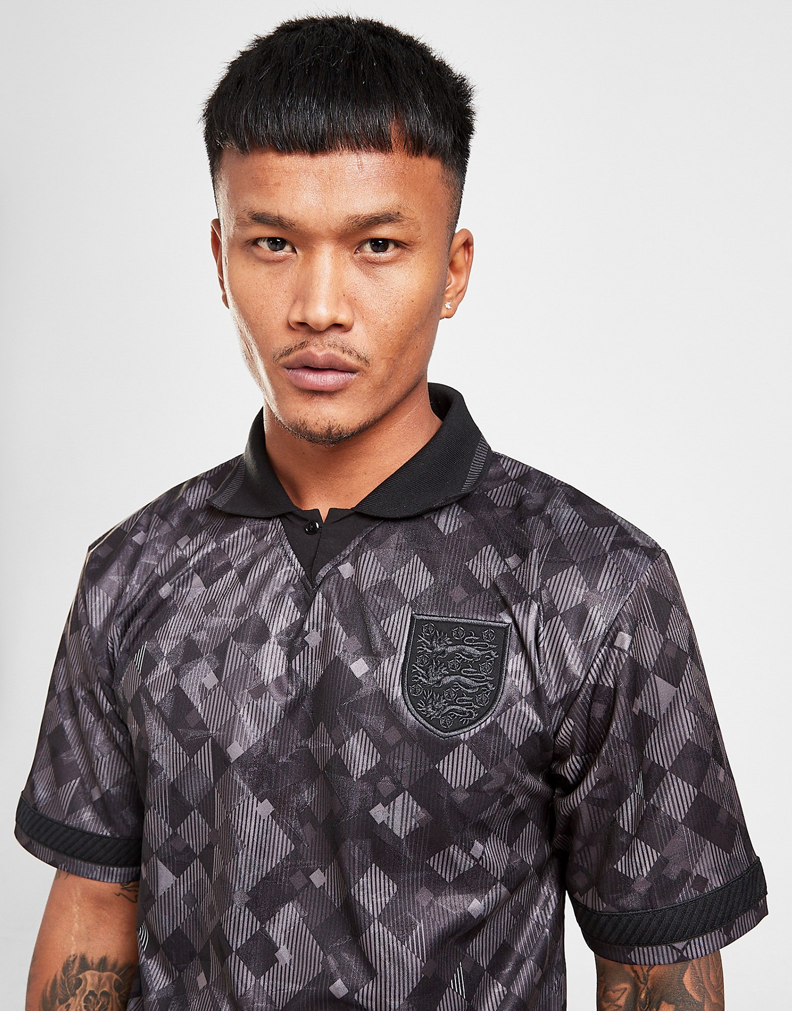 Score Draw Maillot de Football Rétro Angleterre 90 Homme
