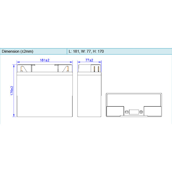 Skyrich - Batterie HJ51913-FP