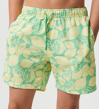 Bj?rn Borg Bådeshorts - Borg Print - Limoncello Big
