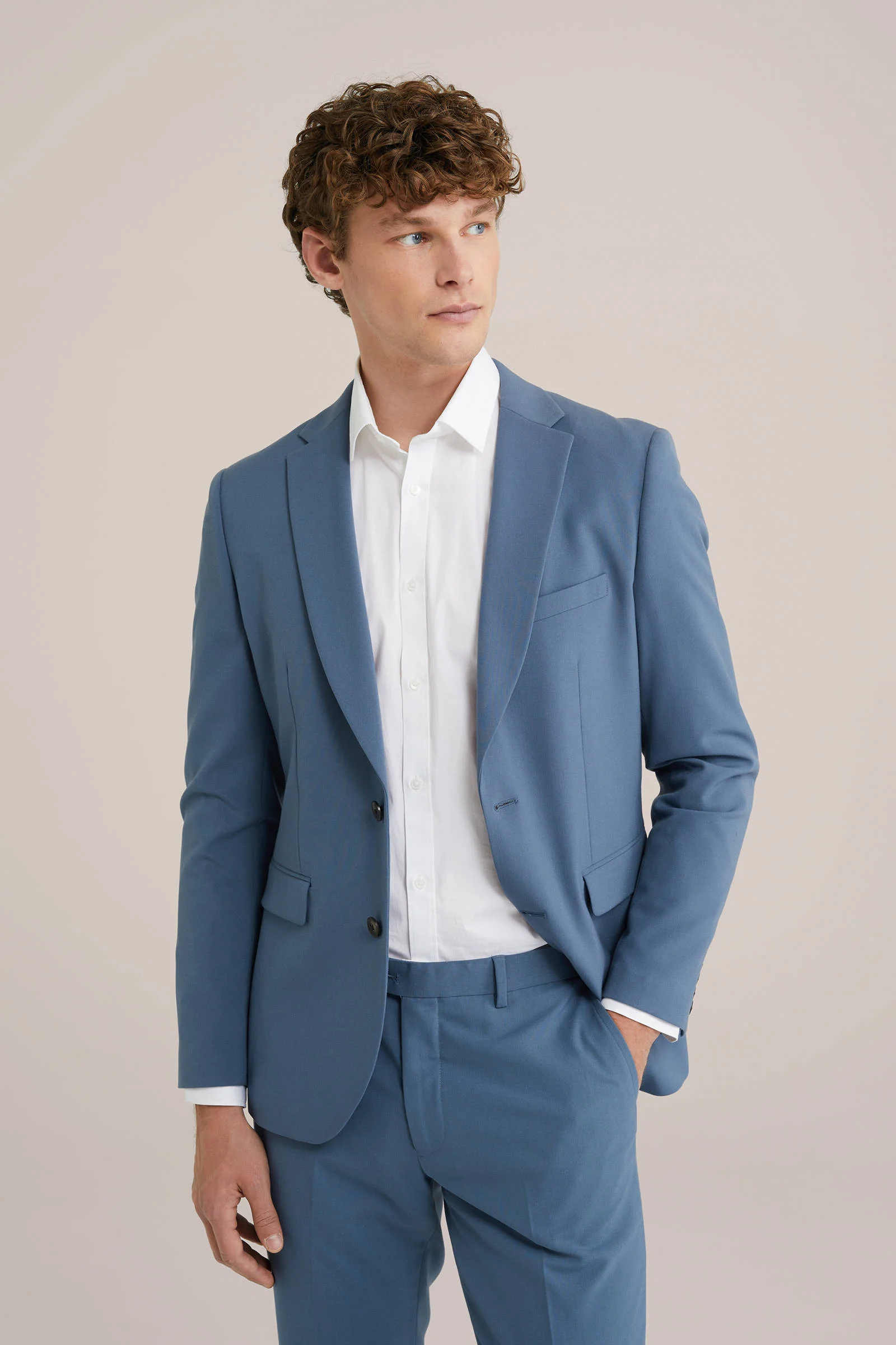 slim fit colbert Rural Blue