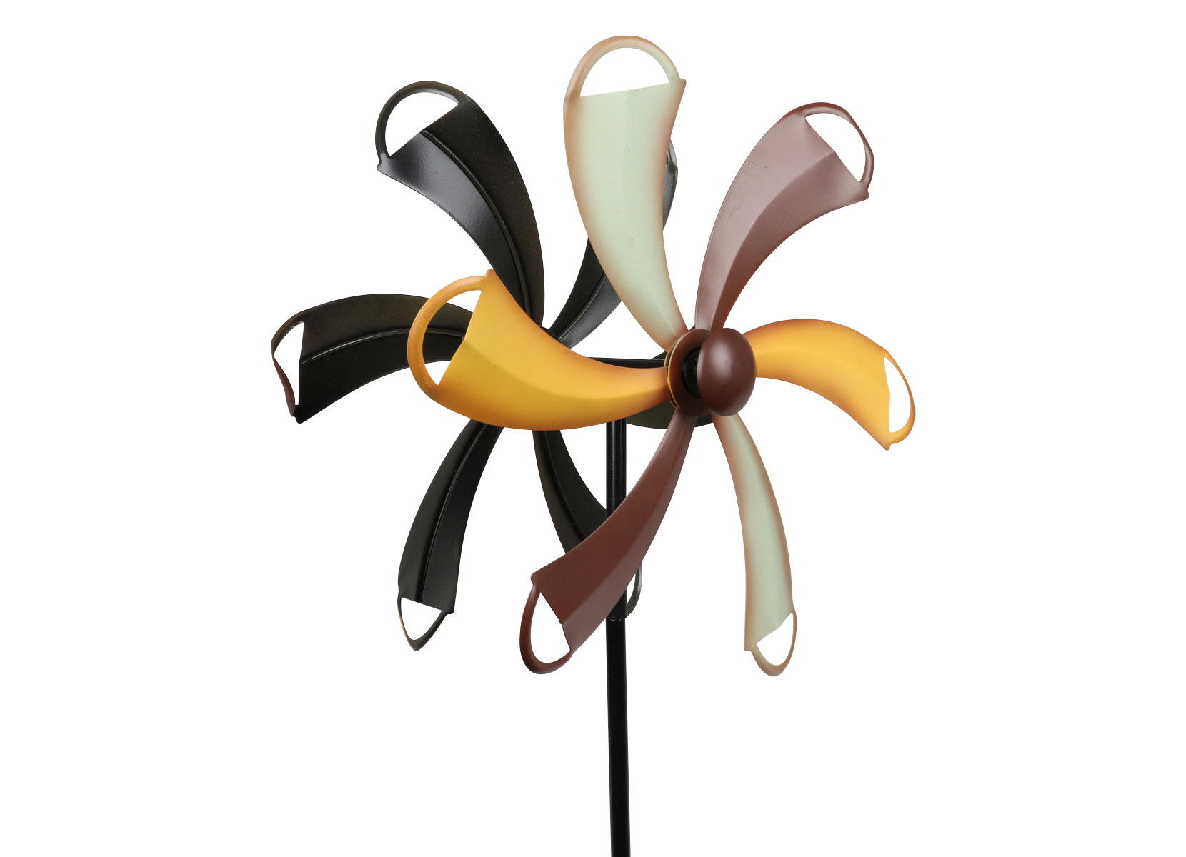 Gartenstecker Windrad Used Look Bunt