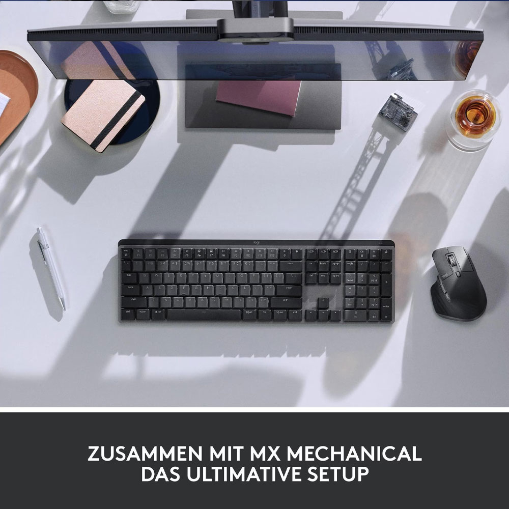 MX Master 3S Kabellose Bluetooth Optische Wireless Maus (910-006559) - Graphite (Schwarz)