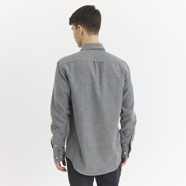 By Garment Makers Bob Structured Shirt Premium Grey melange