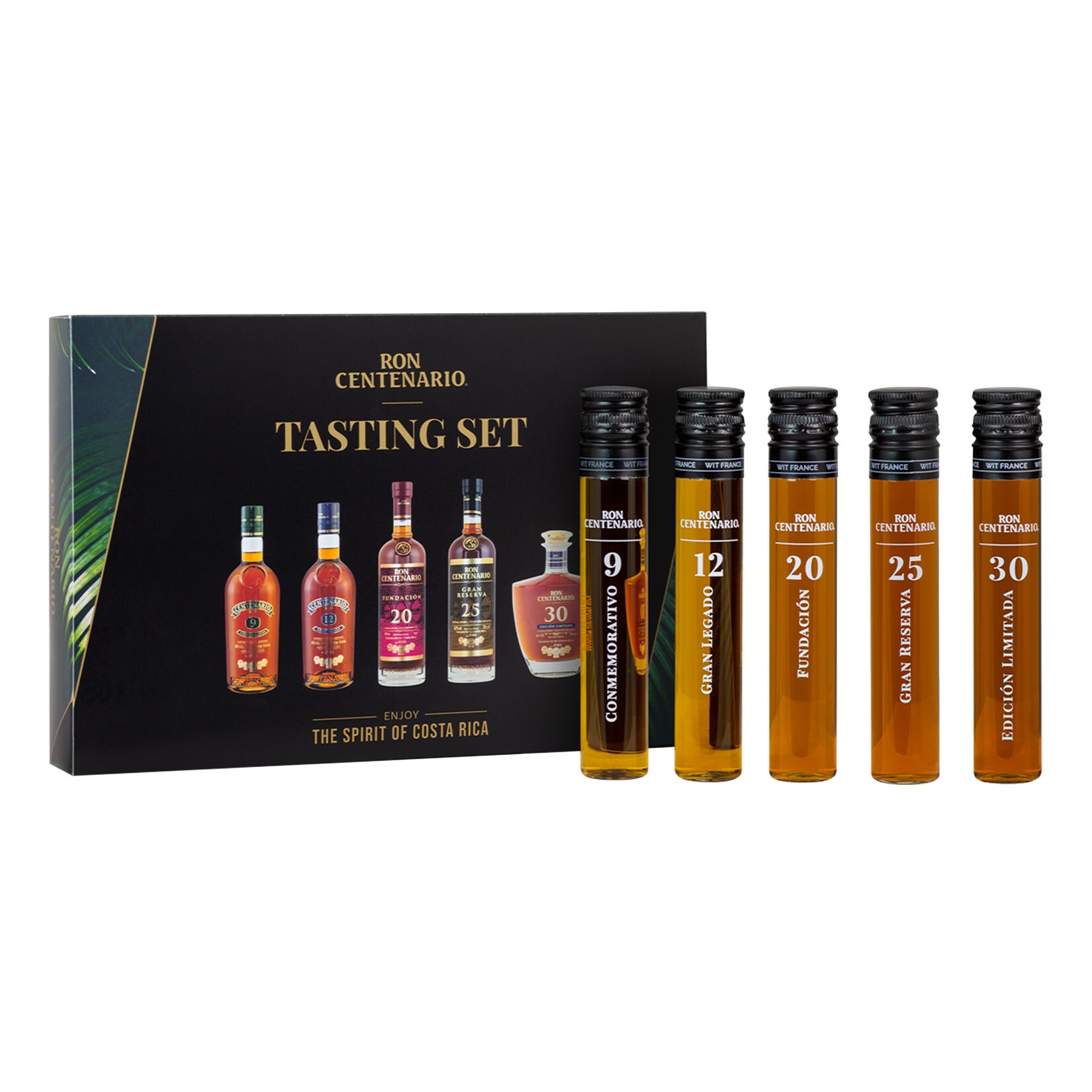 Ron Centenario Rum Premium Tasting Set 40,0 % vol 5 x 0,05 Liter