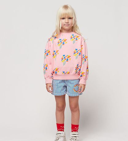 Bobo Choses Shorts - Circle Stripes - Blå