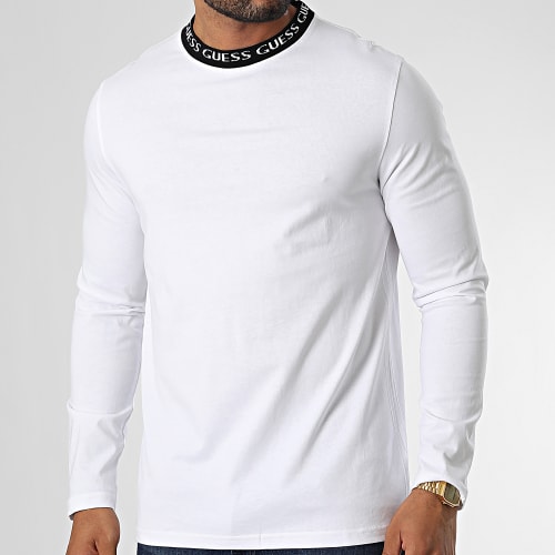 Tee Shirt Manches Longues M2BI90-K8FQ4 Blanc