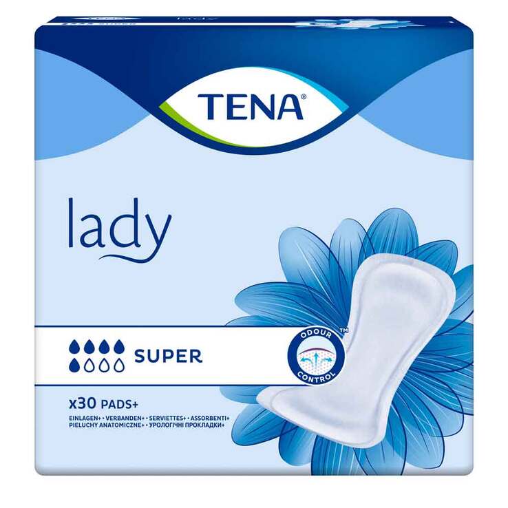 Tena Lady super Einlagen bei Inkontinenz, 30 St