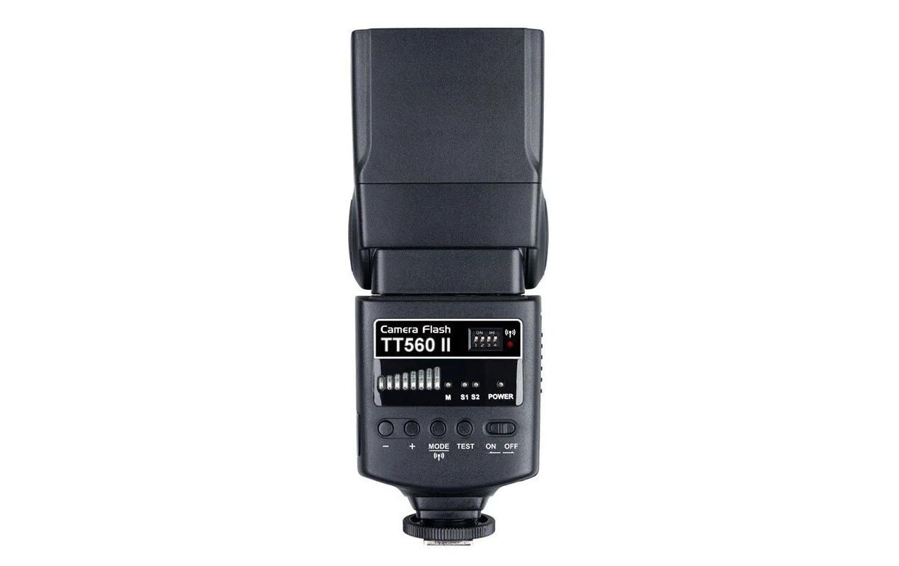 Blitzgerät Speedlite TT560 IIUniverseller Kamera-Blitz mit Manüll- und Slave-Modus, Funk und schwenkbarem Kopf