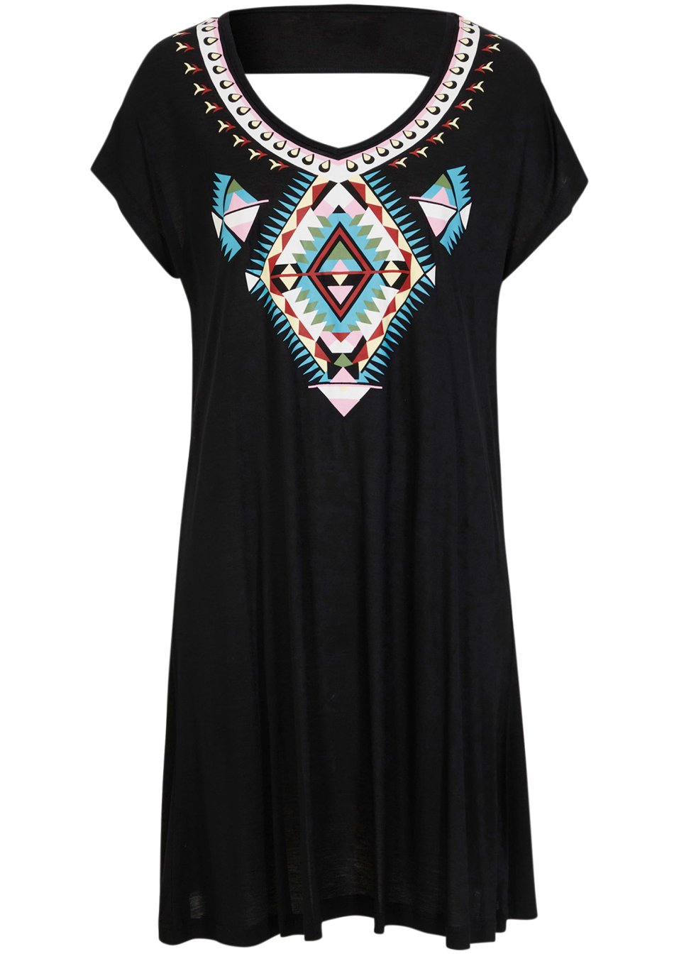 Robe-tunique de plage en viscose
