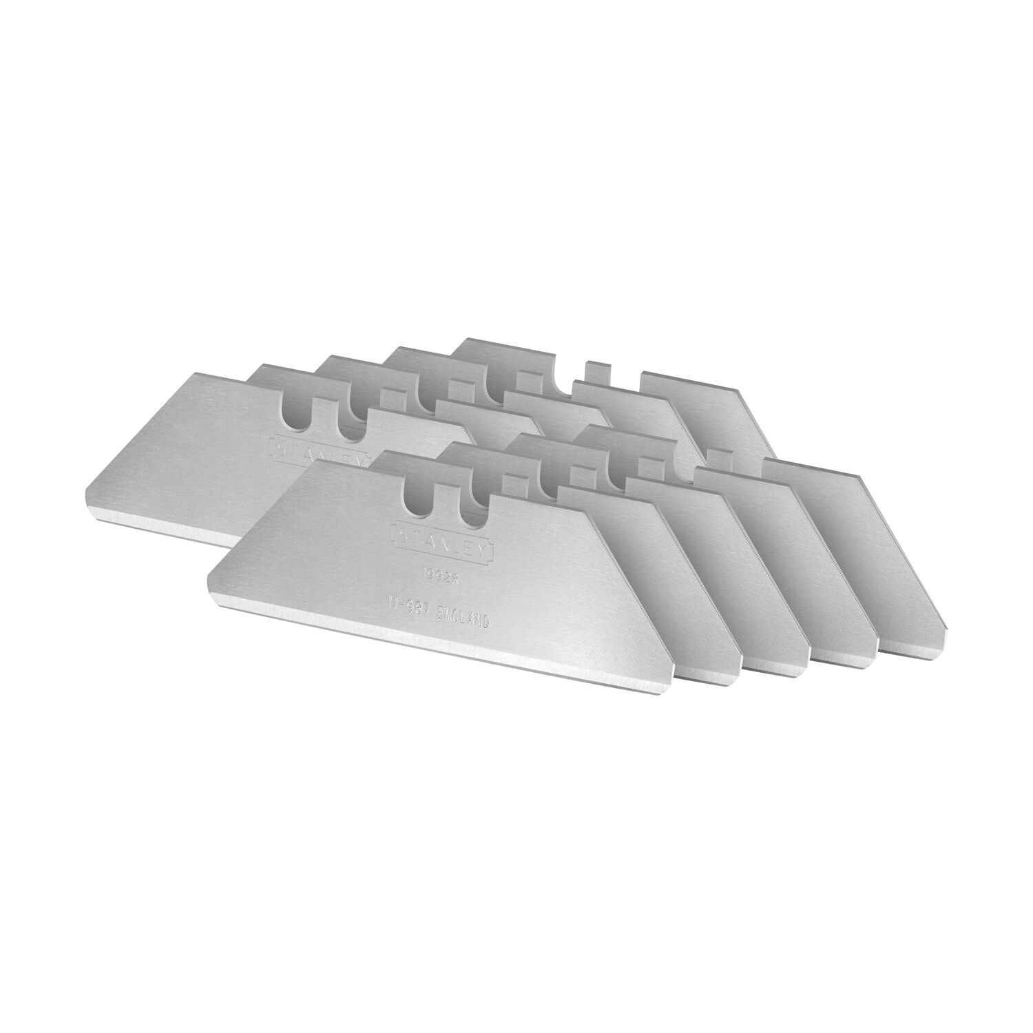 Stanley 2-11-987 Trapeziumreservemesjes Afgeronde Punt VE=10