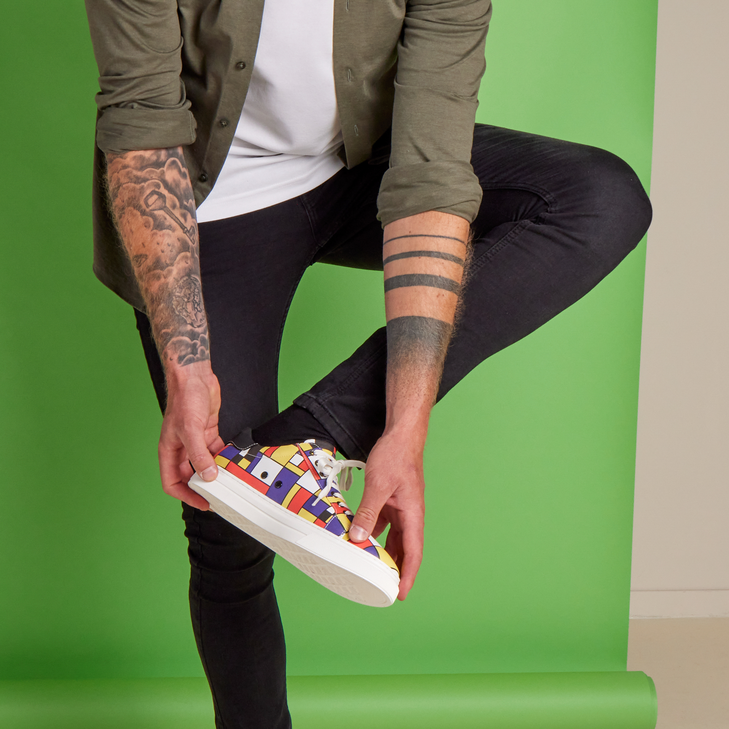 Mondrianic Sneakers