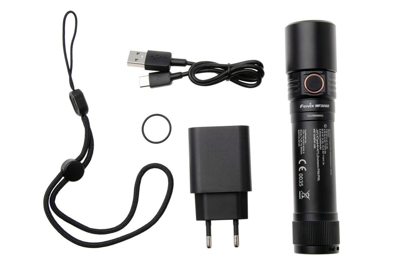 Fenix WF30RE 2025 Edition, oplaadbare veiligheidscertificeerde explosieveilige zaklamp voor industrie, 300 lumen