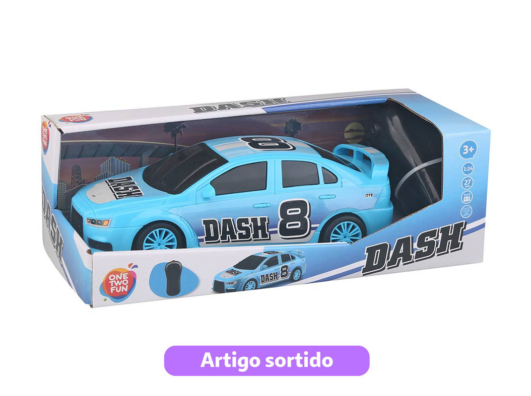 CARRO TELECOMANDADO 2 CANAIS ONE TWO FUN