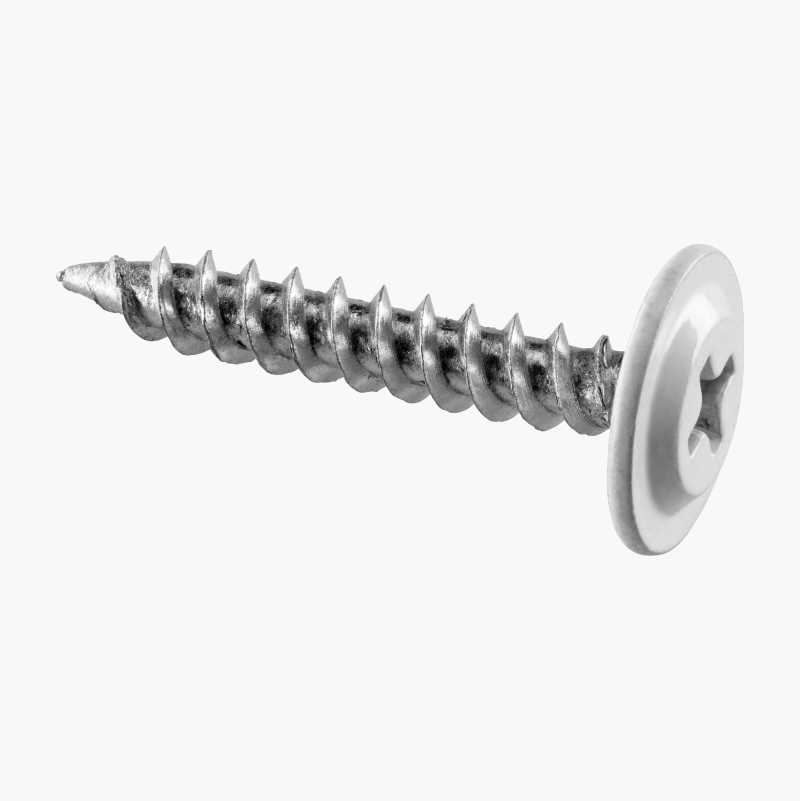 Monteringsskrue 4,2 x 25 mm, hvit