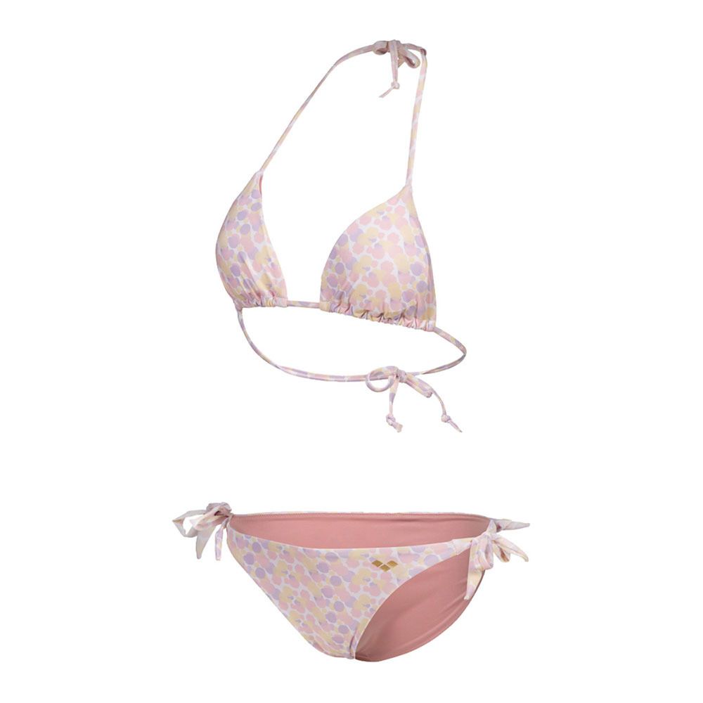 Arena TRIANGLE ALLOVER - Maillot de bain 2 pièces Femme lavanda multi