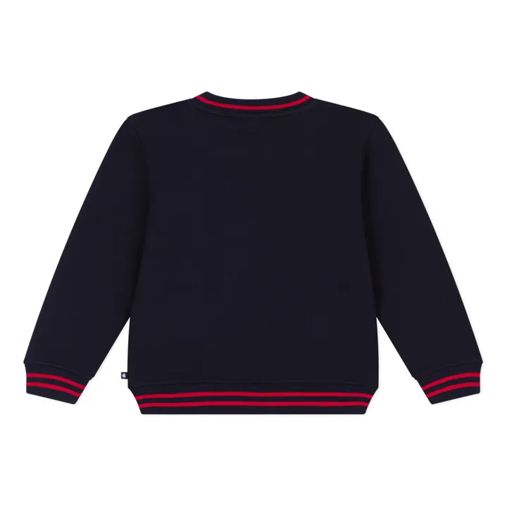 Petit Bateau Teddy en Molleton Brossé | Bleu marine