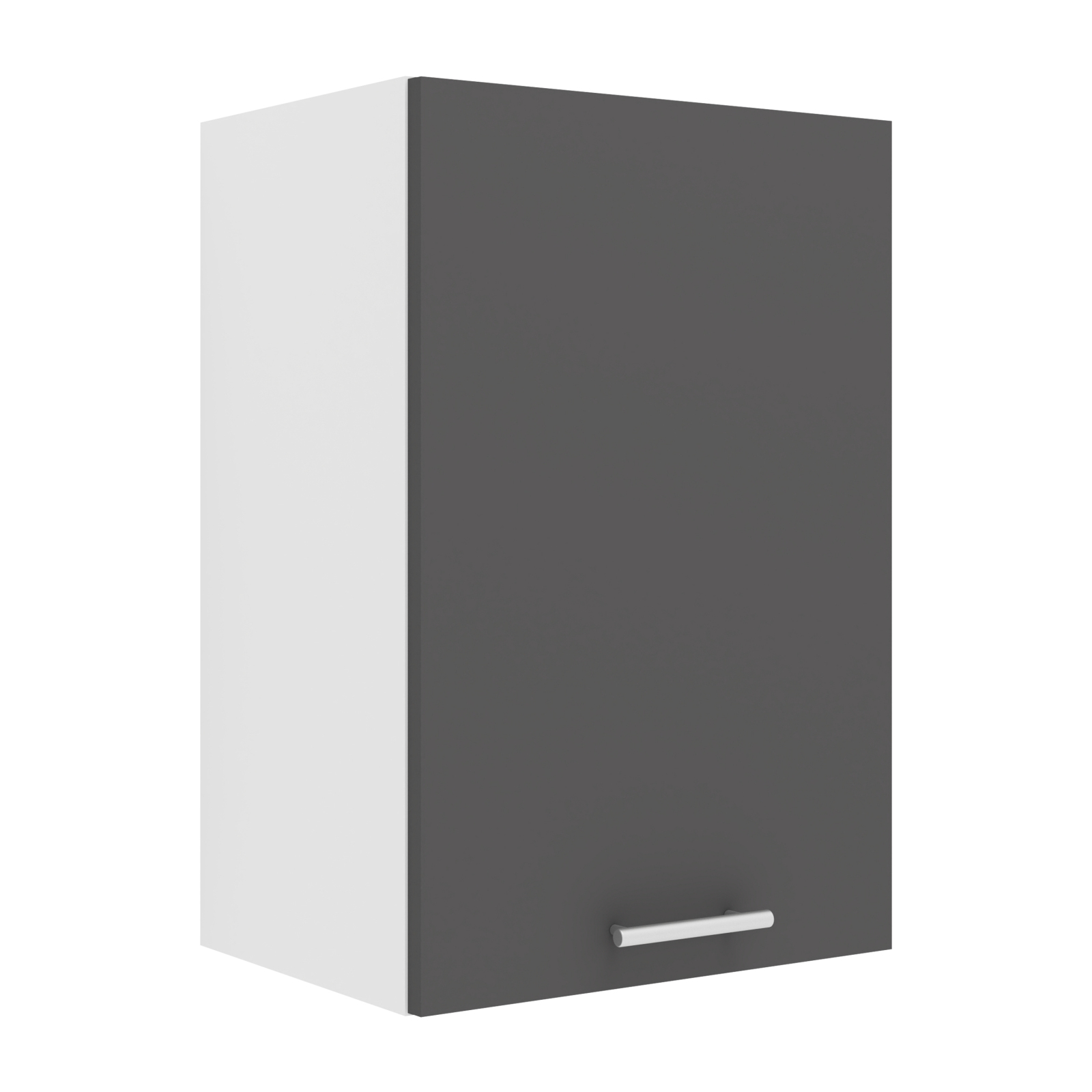Hängeschrank ESILO - weiß - anthrazit - 40 cm