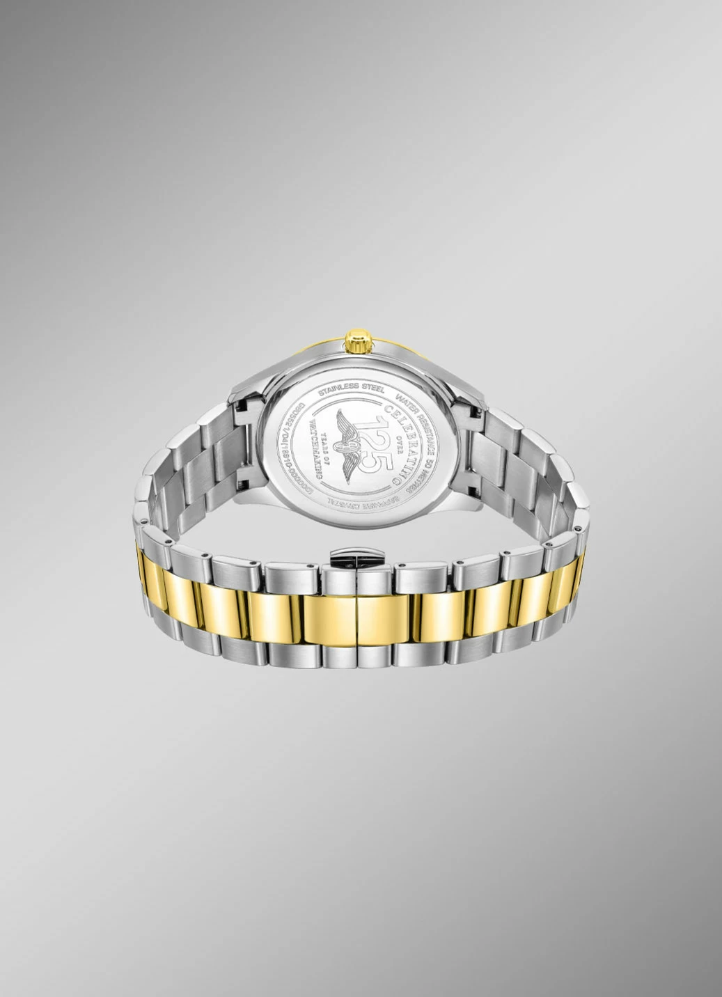 Rotary Quartz-Herrenuhr mit Edelstahlbandgehäuse