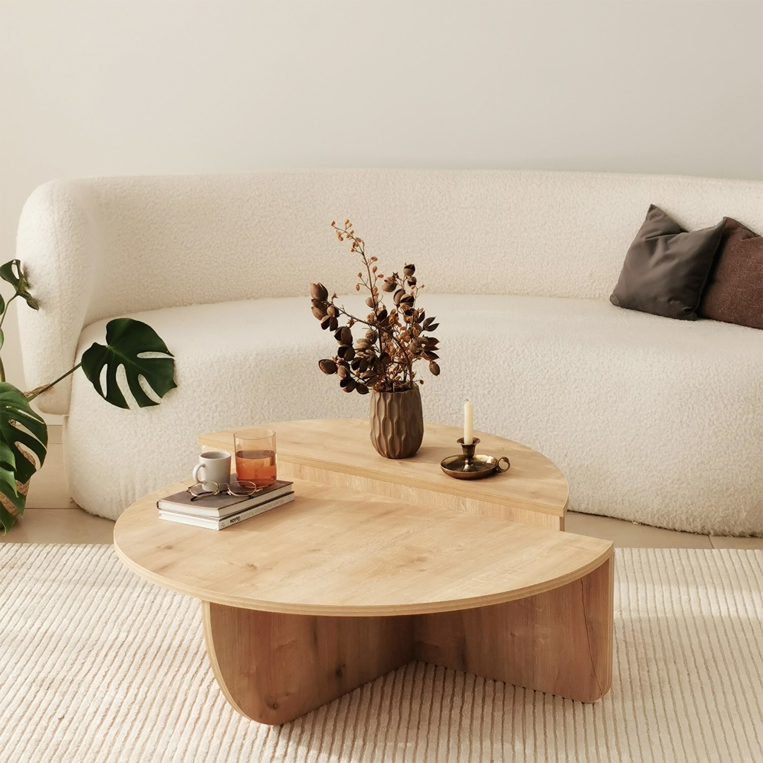 Homtex Exquisiter Sapphire Oak Couchtisch – Stilvoll, langlebig und vielseitig