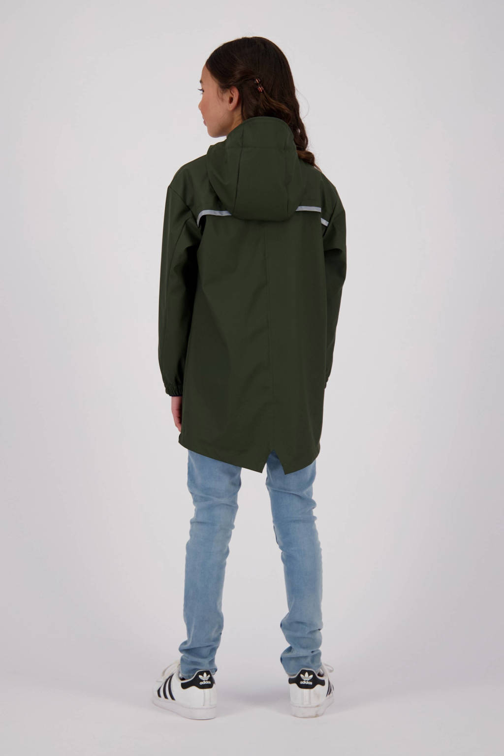 Vingino kids regenjas Thunder armygroen
