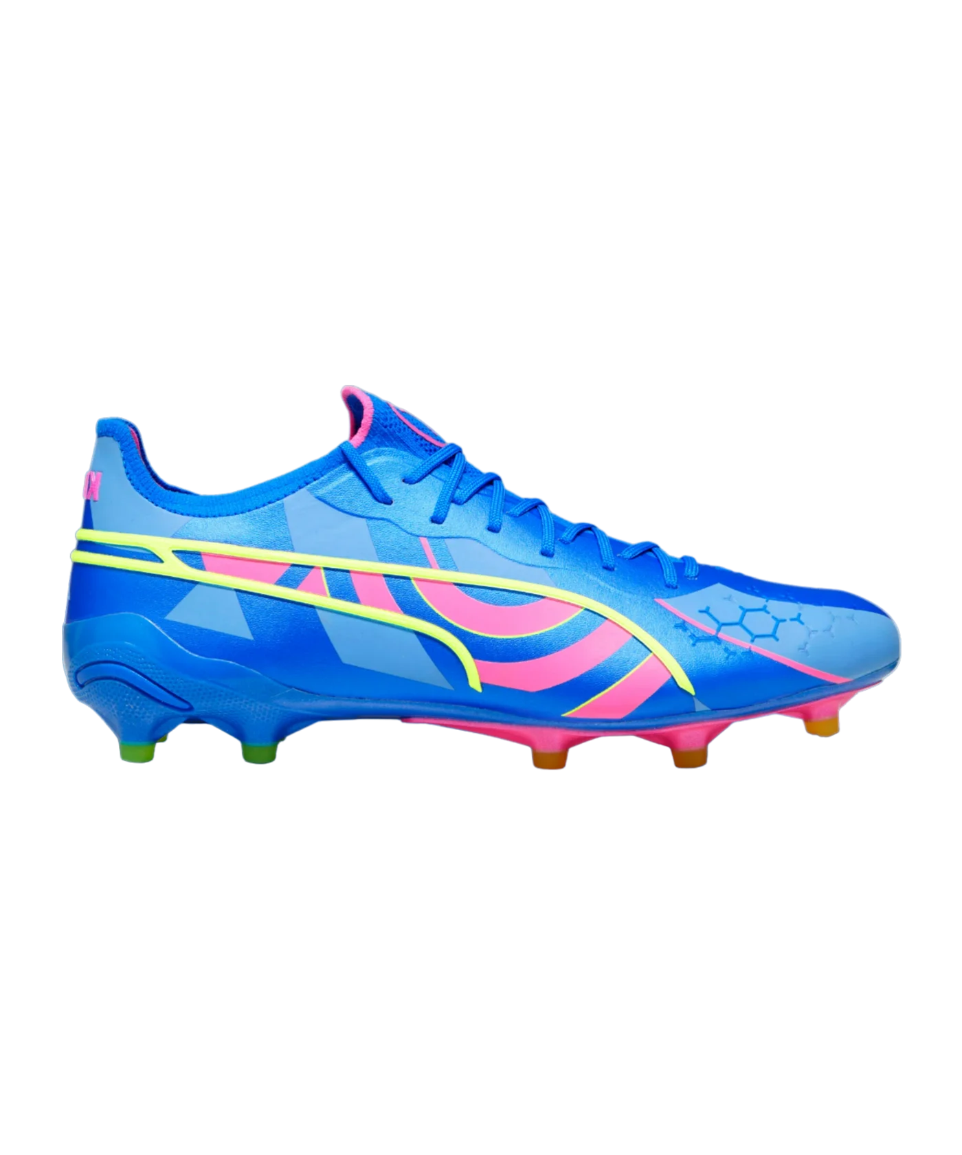 PUMA KING Ultimate Energy FG/AG Blau Pink F01